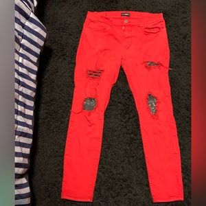 Fashion Nova Men “red eye” bandana jeans !!